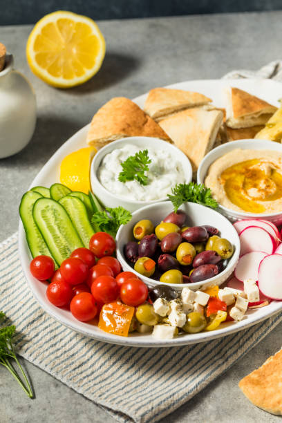 istock Homemade Mediterranean Mezze Platter 2189616448