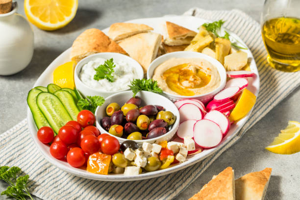 istock Homemade Mediterranean Mezze Platter 2189616490