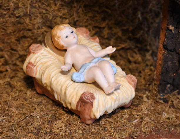 istock Vintage Baby Jesus 2189617023