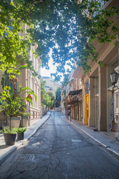 istock Charming street in the old district in Athens, Greece 2189629393