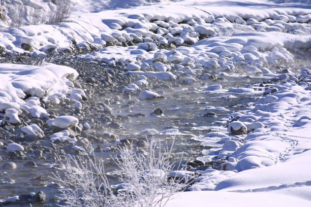 Creek in Swiss Alps