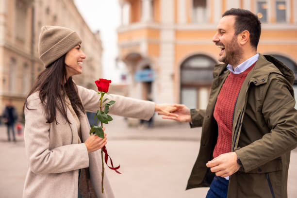 istock Joyful Caucasian Couple Dancing Celebrates Love 2189634102
