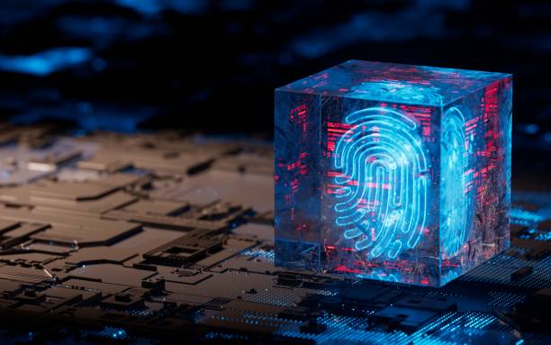 istock Phishing Cyber Security Fingerprint Ransomware Email Encrypted Technology, Digital Information Protected Secured 2189638751