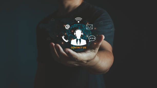 istock Business people show Customer Support on global structure network, Customer Service, Assistance, Solutions, Satisfaction, and Accessibility. Technical support customer service call center 24-7 online 2189647188