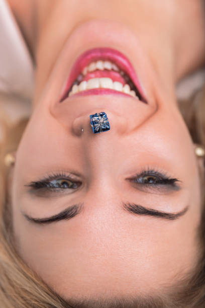 Beautiful white young woman portrait