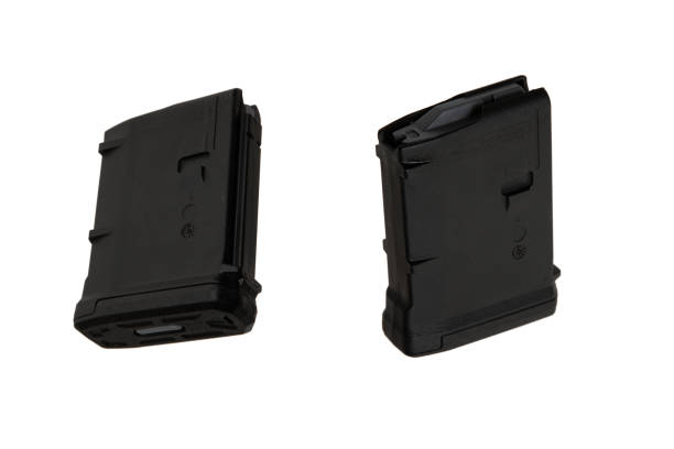 istock Clip for a rifle or carbine. Ammunition for weapons. Isolate on a white background. 2189661877