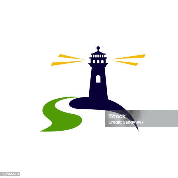Lighthouse Abstract Logo Lighthouse Logo Design Vector Illustration Stock Illustration ...