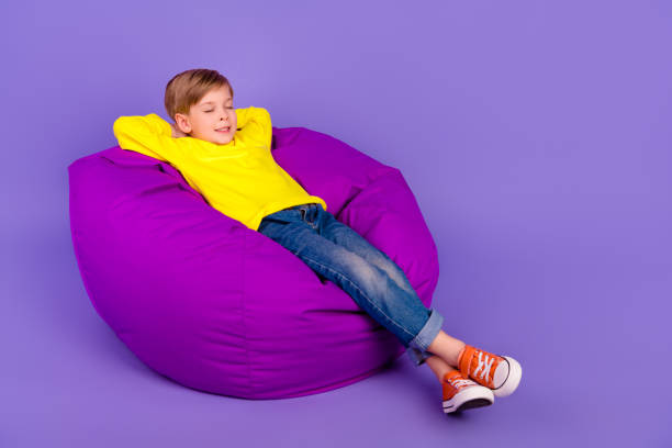 Yellow beanbag