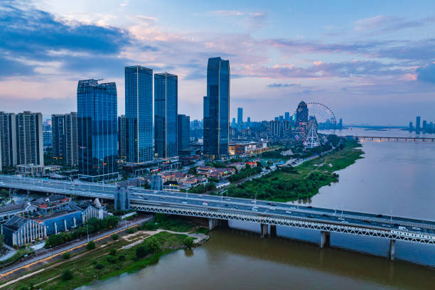 istock Modern city office building landscape 2189706300