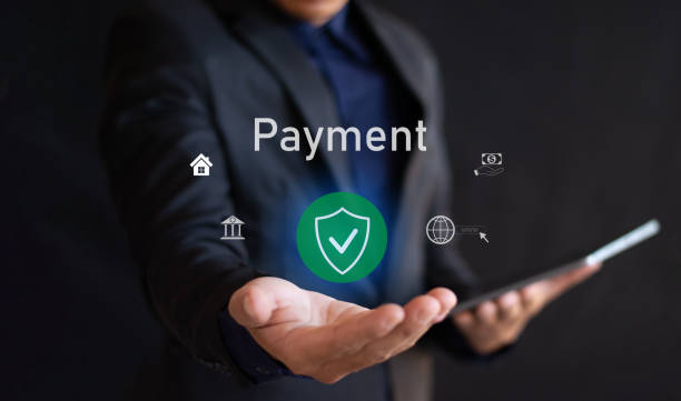 istock Online payment confirmation, a financial technology transaction that helps you make payments easily 2189717603
