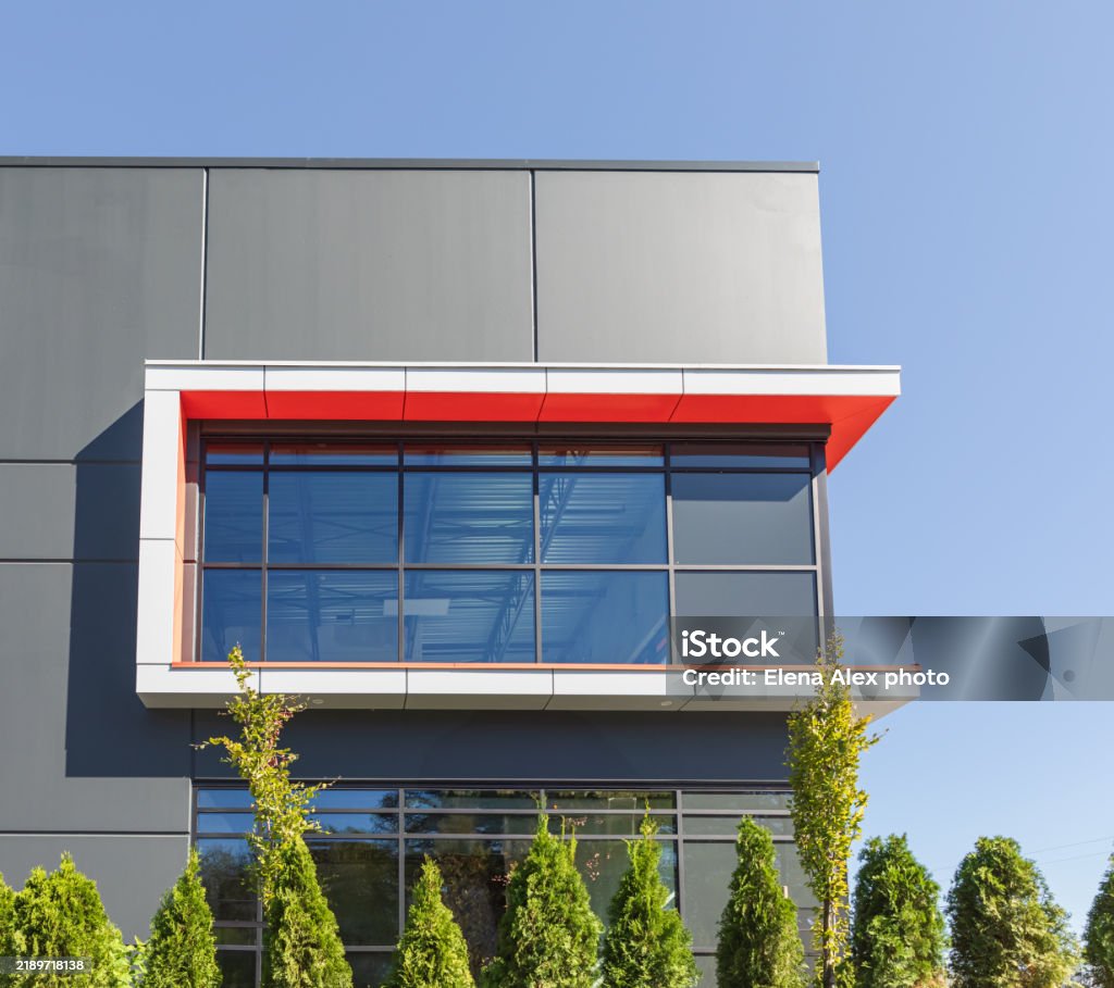 Developer Office Building Low Rise Office Building Modern Development Architecture In Downtown ...