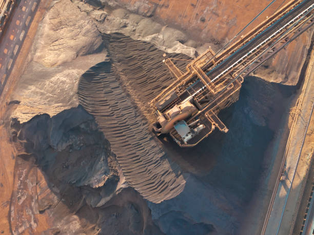 istock Mechanical operation of loading at ore terminal port 2189721375