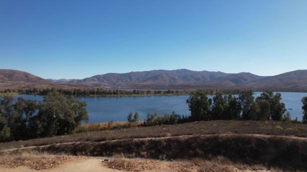 istock Lake Morena with distant mountains under a clear sky 2189728495