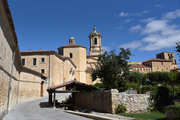 Santo Domingo de Silos Abbey is a Benedictine monastery in the village of Santo Domingo de Silos in the southern part of Burgos Province in northern Spain. The monastery is named after the eleventh-century saint Dominic of Silos, and dates back to the Visigothic period of the 7th century.