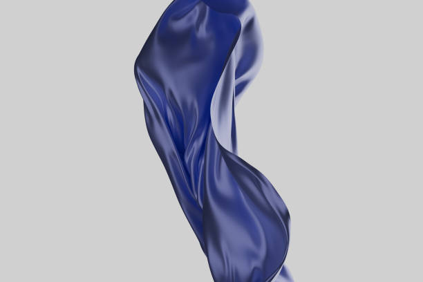 istock A blue fabric is shown in a white background 2189733403