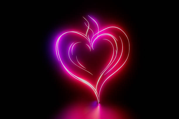 istock A heart made of neon lights 2189733877