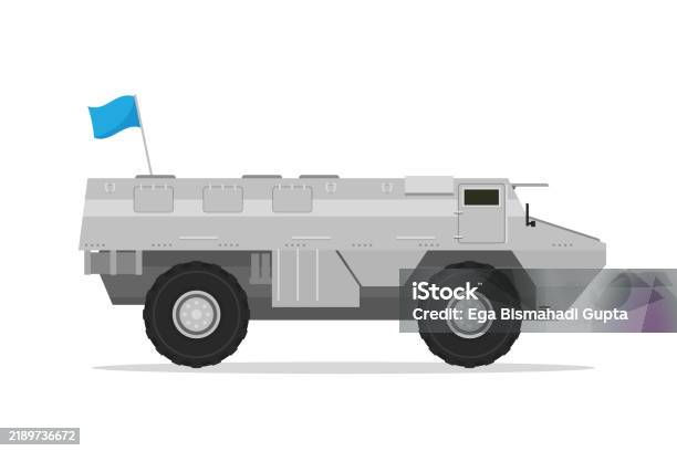 Command Apc Vector Armored Personnel Carrier Vector Element Flat Style Illustration Side ...