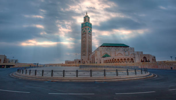 istock Great Hassan II mosque at dusk  - Casablanca, Morocco 2189751295