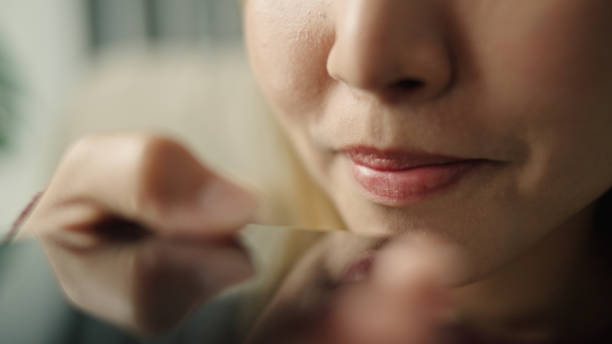 istock Woman voice on smartphone. 2189751544