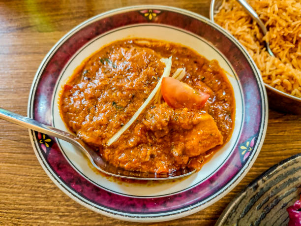 istock Traditional indian curry  dish serving at glasgow scotland england UK 2189752311