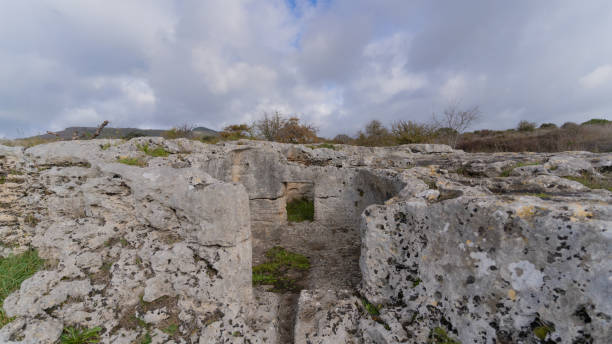 istock Domus De Janas of Museddu, Cheremule, Sardinia 2189755832