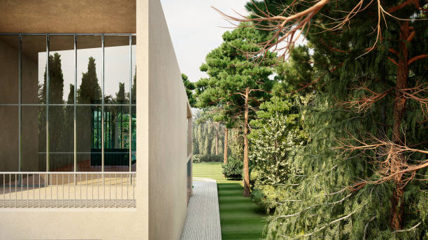 istock 3d render of luxurious mansion surrounded by trees 2189756912