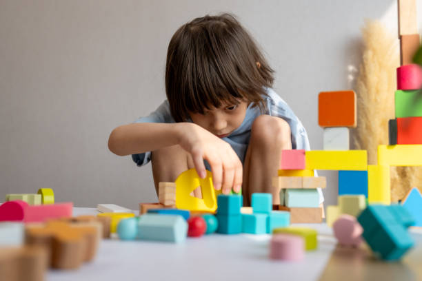 istock Colorful Building Blocks Childs Indoor Playtime for Learning and Exploration, Fostering Creativity and Imagination Through Engaging Toy Experiences. 2189762593