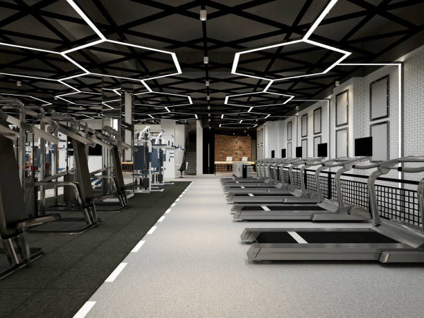 istock 3d render gym workout fitness plates studio 2189769770