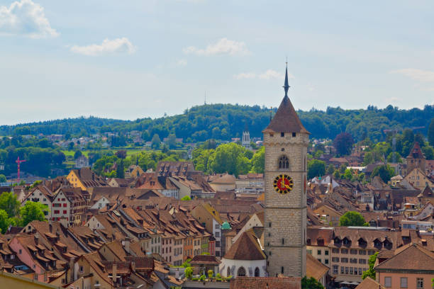 istock Panoramic view of Schaffhausen City, Switzerland 2189769948