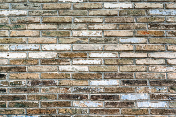Old and grungy brick wall background