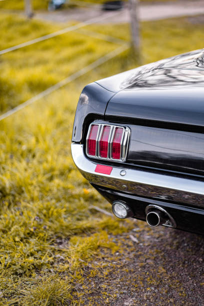 istock Close-Up View of a Vintage Car Tail Light with Reflective Surface 2189784308