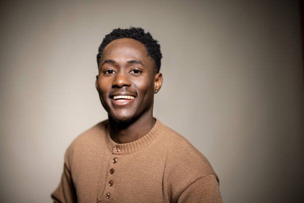 istock Studio Portrait of a Smiling Handsome Young Black Man 2189785742