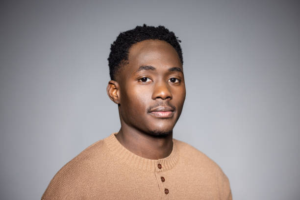 istock Focused Expression of a Young Black Man in a Studio 2189785869
