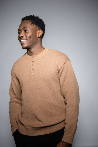 istock Candid Portrait of a Black Man Captured in a Professional Studio 2189785945