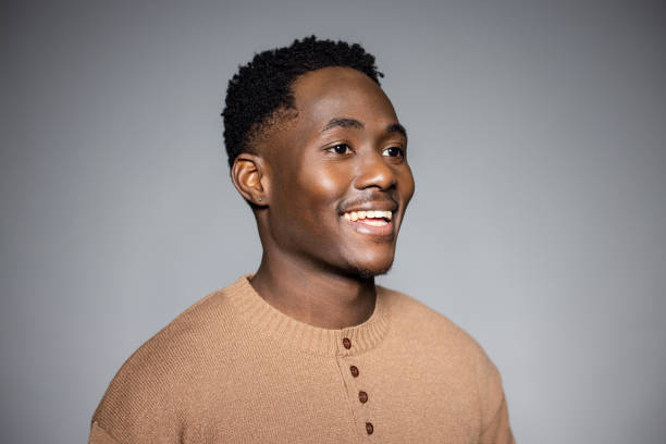 istock Smiling Portrait of a Black Man in a Studio Environment 2189785993