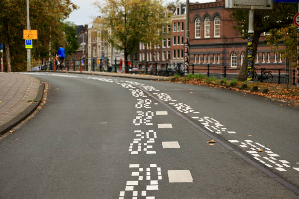 Speed limit reduction to 30 kilometers per hour on roads. Amsterdam introduced a 30 km/h  to about most roads in December 2023.