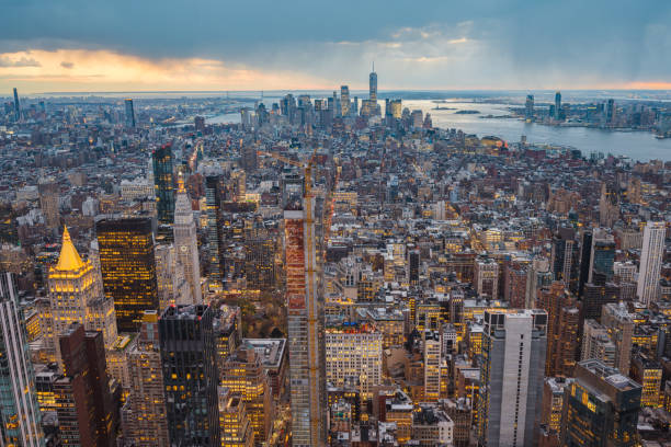 istock view from empire state building on modern manhattan skyline at sunset 2189786814
