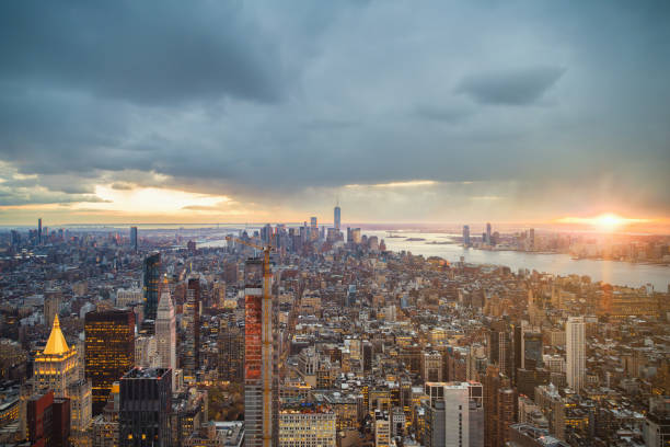 istock view from empire state building on modern manhattan skyline at sunset 2189786979