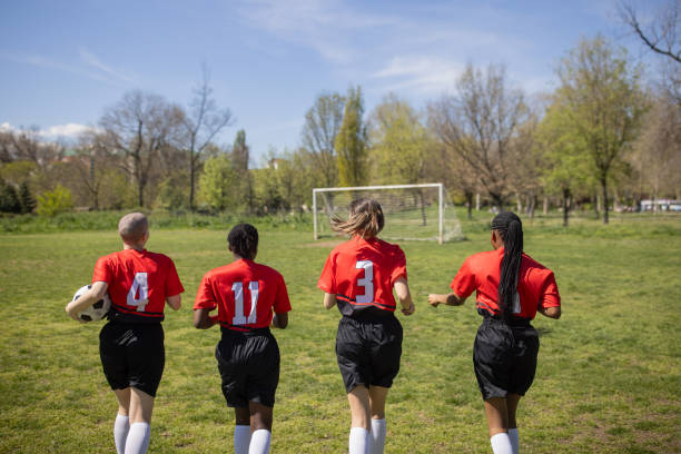 istock Female soccer players training 2189788234