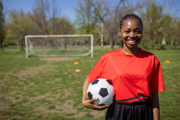 istock Young female soccer player 2189788450