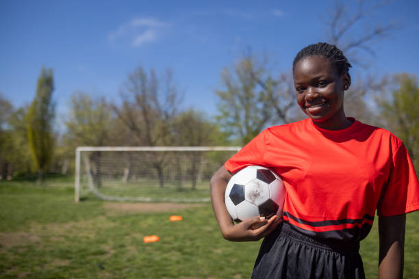 istock Young female soccer player 2189788499