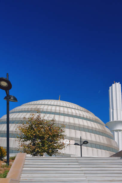 istock Mosque with one minaret in modern style. Kartal, Istanbul, Turkey 2189794657