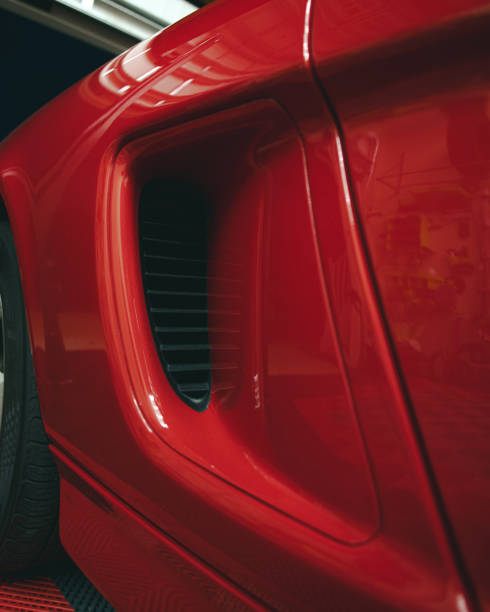 Virginia, United States - November 23, 2024: Honda NSX 1980s supercar parked in garage