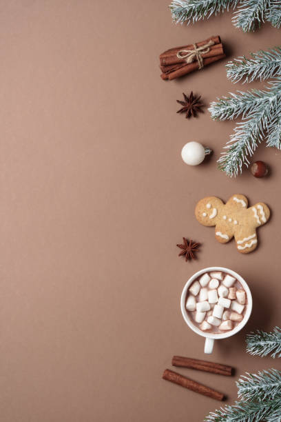 istock Mocha Mousse trendy color 2025 winter background. 2189800324