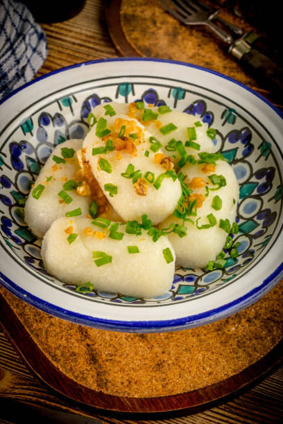 istock Potato dumplings stuffed with minced meat 2189809896