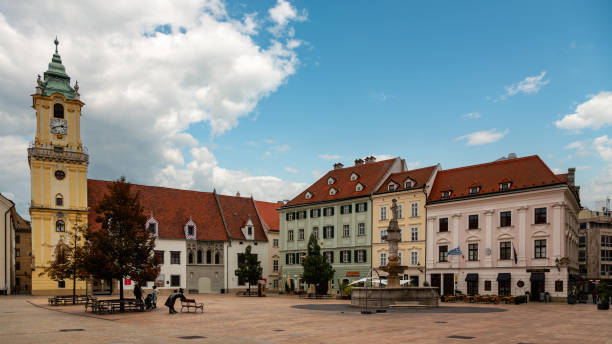 istock Bratislava old town hall square, Slovakia 2189813500