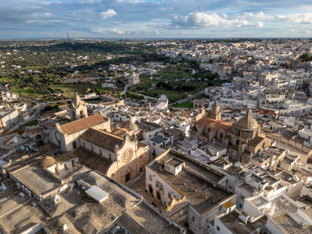 istock Ostuni in Puglia by drone 2189816541