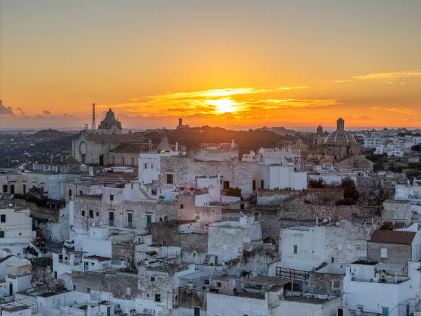 istock Ostuni in Puglia by drone 2189816542