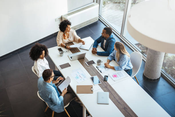 istock Diverse Business Team in Strategy Meeting at Modern Office 2189818172