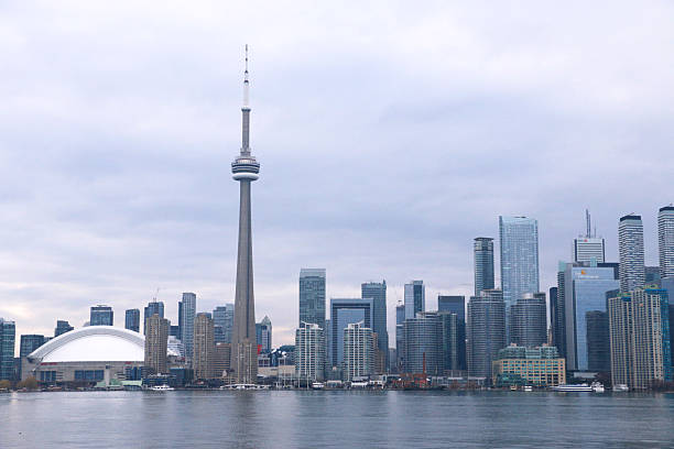 Community, North, Buildings - The night skyline of Mississauga residential district